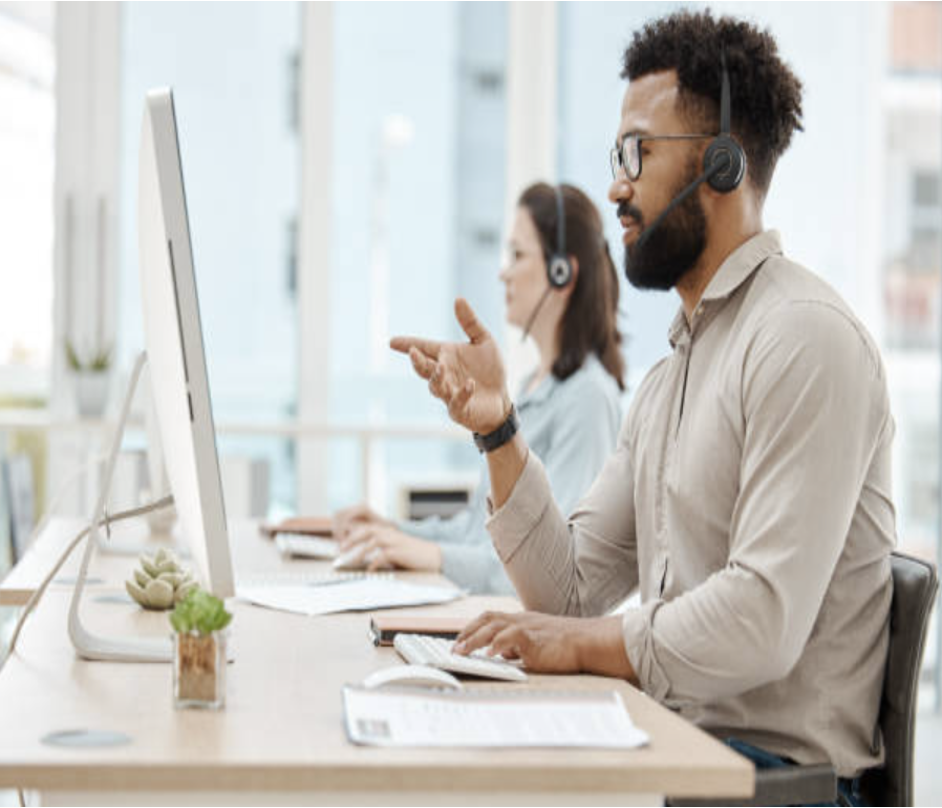 Support professionals providing customer service and technical assistance